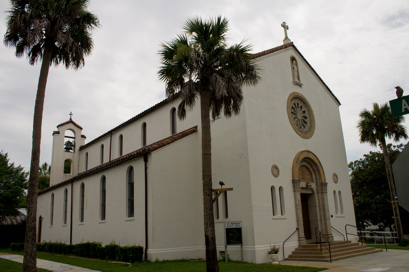 St. Patrick Catholic Church in historic downtown Apalachicola, Florida