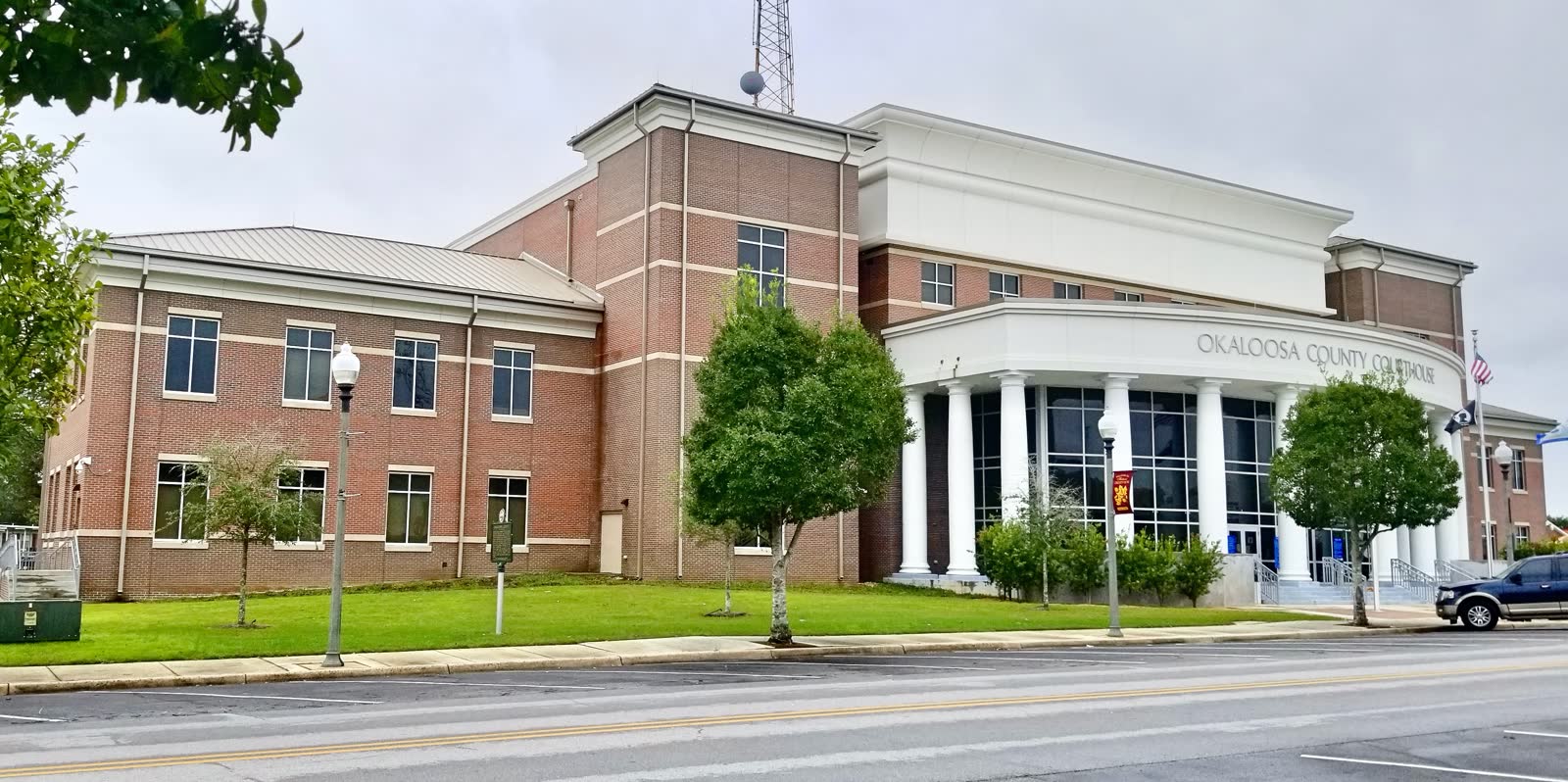 New Okaloosa County Courthouse building in Crestview, Florida