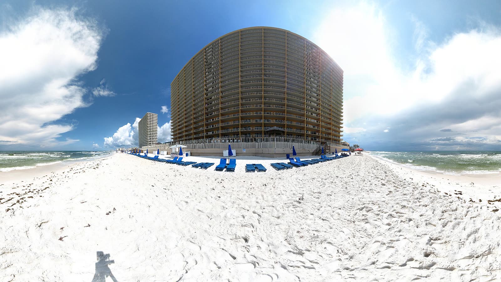 Gulf of Mexico shoreline at Panama City Beach, Florida