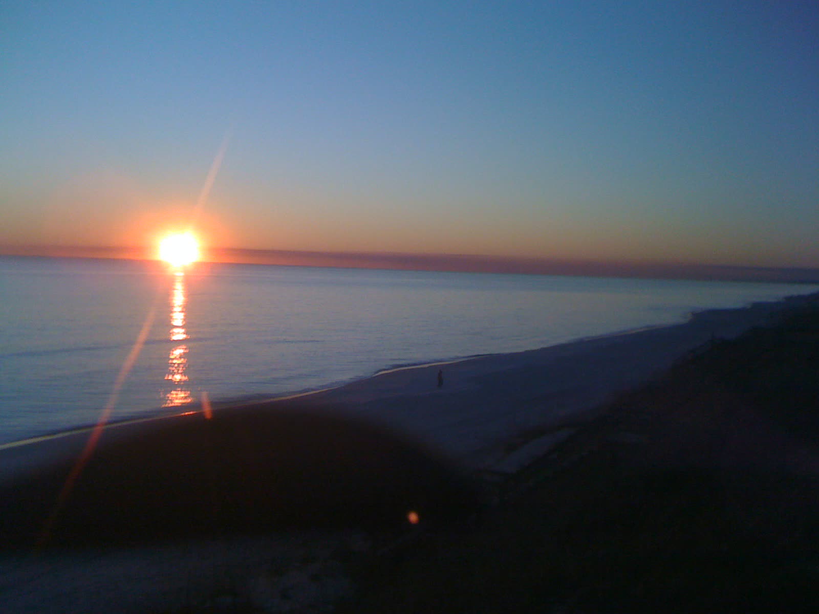Coastal scrub and dune landscape near Santa Rosa Beach, Florida